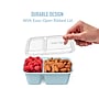 bentgo Bentgo Prep 2-Compartment Snack Container Bento Box, Sky, 12 oz., 10/Pack (BGPRSNK-SK)~#|#~AF04C604-1EDE-4125-BB82323A3DC966EB_sc7