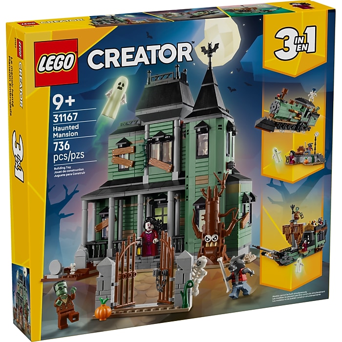 M3S様分 LEGO Creator 3-in-1 Haunted Mansion, 736 Pieces (31167) | Staples