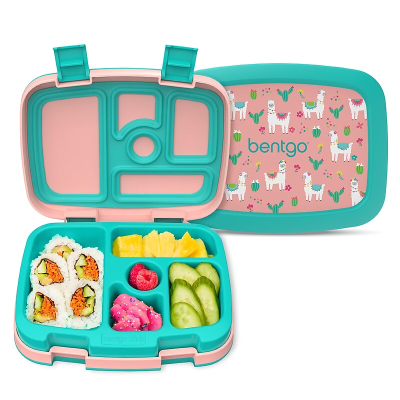 bentgo Kids Bento Box, Llamas, 19.2 oz. (BGKDPT-LMA) image 1