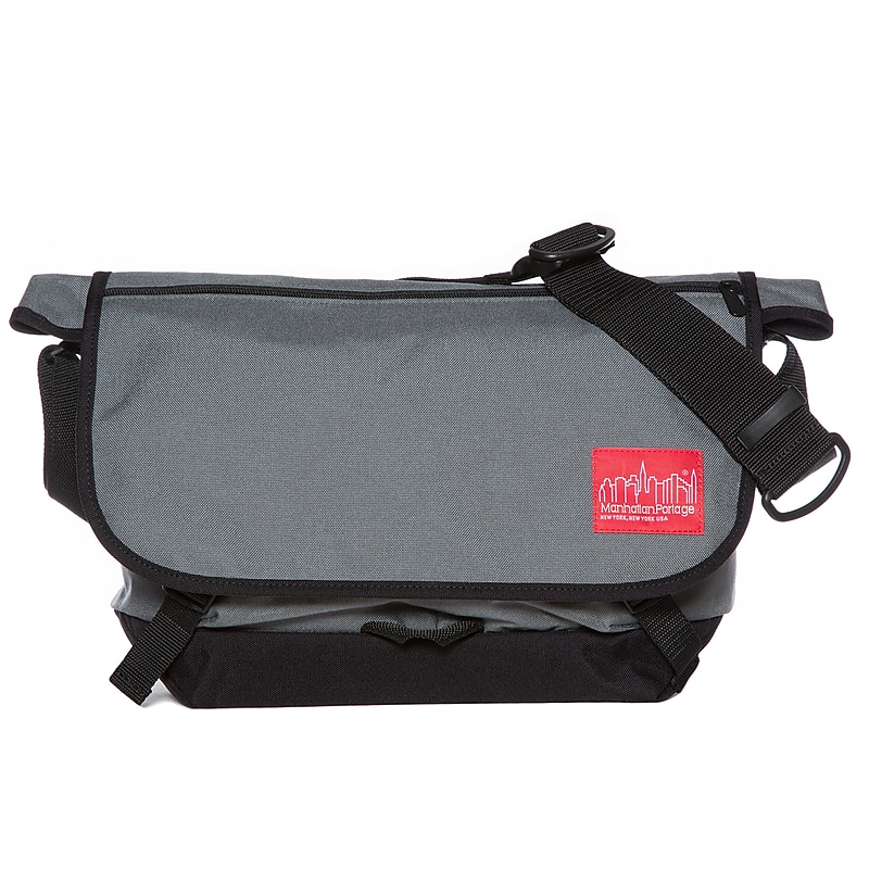 Manhattan Portage Quick-Release Messenger Bag Medium Grey (1642 GRY) image 1
