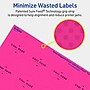 Avery Laser/Inkjet Round Multipurpose Labels, 1.5" Dia., Neon Magenta, 1600/Box (94506)~#|#~AF0DC6FD-C415-4FC9-96465F98F47203AF_sc7