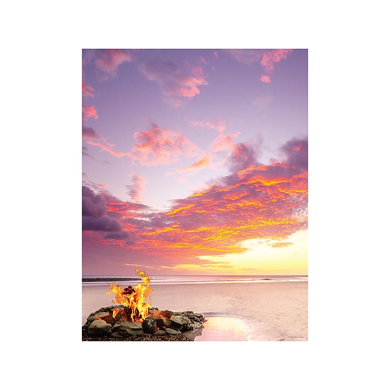Great Papers Beach Bonfire Letterhead, Multicolor, 50/Pack (2023031) image 1