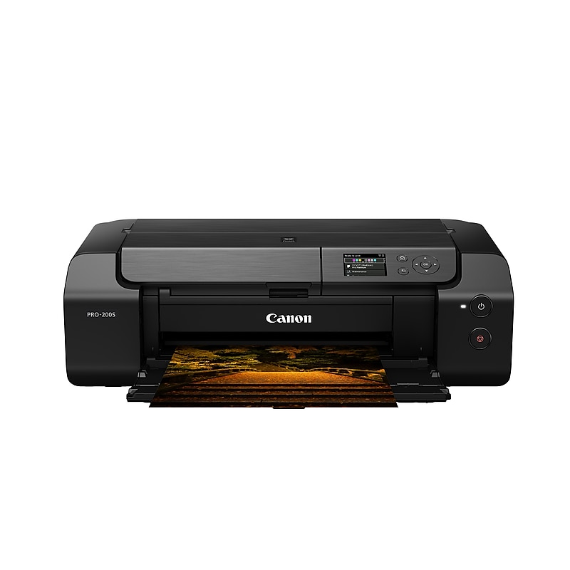 Canon Pixma Pro-200S Wireless Inkjet Printer, Black image 1