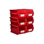 Triton Products LocBin Stackable Storage Bin, 7" x 8.25" x 14.75", Red, 6/Pack (3-240R)~#|#~AF18763F-C55D-45B4-AF372072BEFB9332_sc7