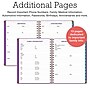 2026-2027 Excello Brands 8.5" x 11" Academic Weekly & Monthly Family Planner, Paperboard Cover, Rainbow Floral (FAM-AY26-0053)~#|#~AF1A56EC-987F-4B3D-AEC1E8A33697B178_sc7