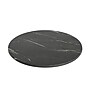 Flash Furniture TopGuard 24" Round Wood Outdoor Table Top, Black Faux Marble (STRD600MMBKMAR)~#|#~AF249342-C590-40E7-B9A43259728472B8_sc7