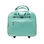 McKleinUSA REDWOOD 15" Leather Rolling Laptop Bag, Aqua Blue (99698)~#|#~AF24A797-67FC-4919-9DB19549FFC12CAE_sc7