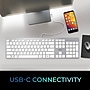 Adesso EasyTouch 730 Wired Multi-OS Scissor Switch Keyboard with Copilot AI Hotkey, White (AKB-730UW)~#|#~AF295C40-33F8-4BA7-B68B6F3F773C2D59_sc7