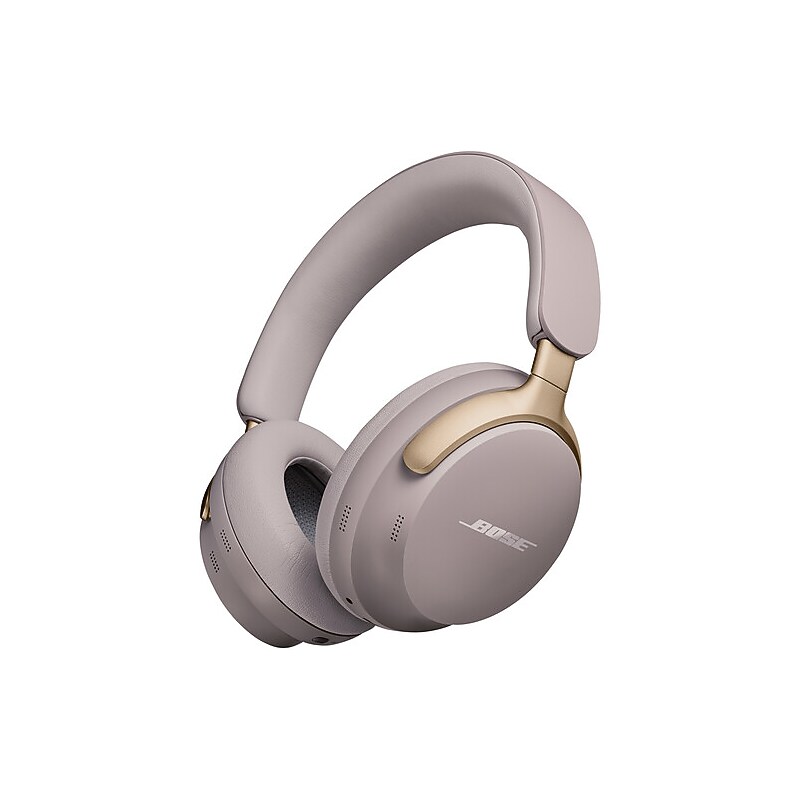 Bose QuietComfort Ultra Wireless Noise Canceling Over-Ear Headphones, Bluetooth, Sandstone (880066-0300) image 1
