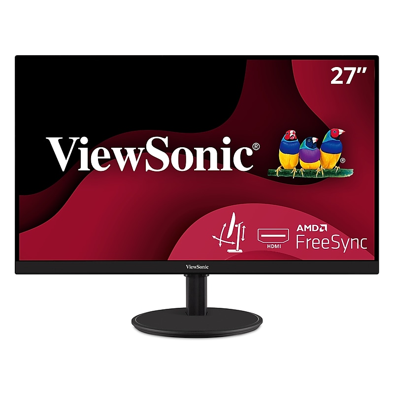 ViewSonic Ergonomics 24" 100Hz LED Monitor, Black (VA2447-MHJ) image 1