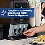 Dixie Ultra SmartStock Tri-Tower Cutlery Station Mini Plastic Dispenser, Heavy-Weight, Black (DUSSTDSP3MINI)~#|#~AF38B02F-8FBC-4A3E-BCFE6250234DEF03_sc7