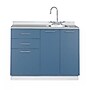 Viva Comfort 36.75'' H x 42" L Medical Cabinet with Right Sink, 2-Doors, 3-Drawers, Blueberry (902BASE42RSBL)~#|#~AF3F1FDA-1AD6-42BF-9C9EACBA1F8EB7BB_sc7