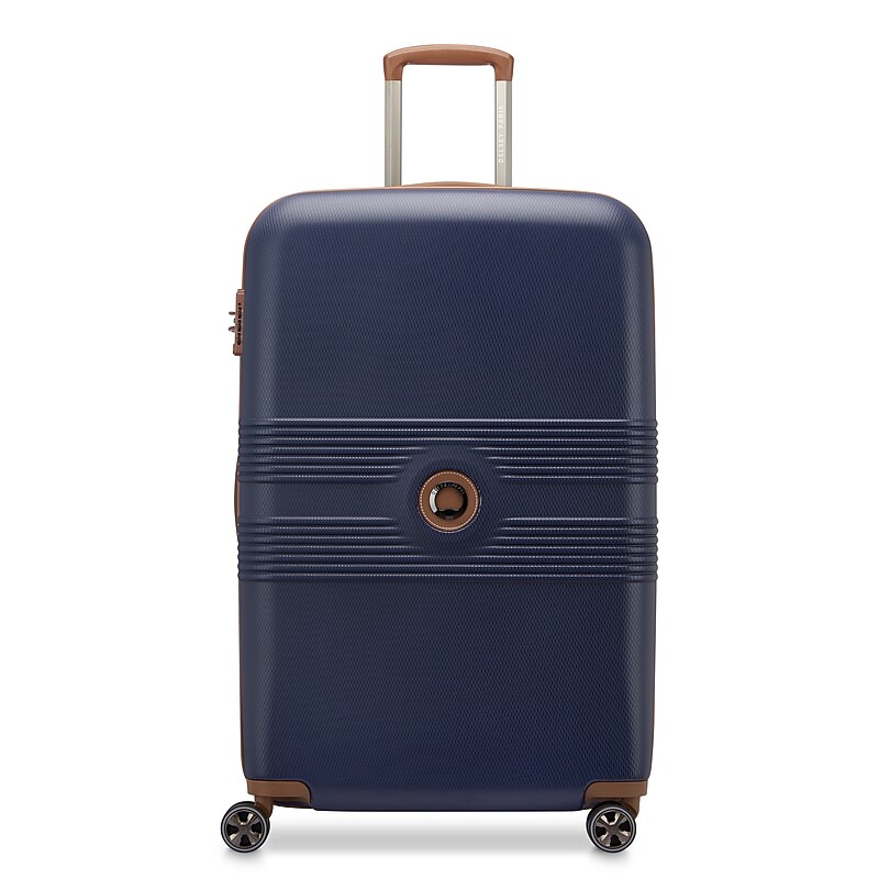 Delsey Flanerie 28" Hardside Suitcase, 4-Wheeled Spinner, TSA Checkpoint Friendly, Navy (40303183002T9) image 1