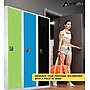 AdirOffice 72'' Single Tier Green Storage Locker, 4/Pack (629-201-GRN-4PK)~#|#~AF412B02-753A-4F46-A87940D9C84D5D62_sc7