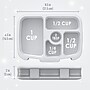 Bentgo Kids Prints Bento Box, 5-Compartment, Silver Glitter (BGKSPGL-SL)~#|#~AF43CE1E-B57F-4013-AB61CCAE0586A36D_sc7