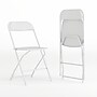Flash Furniture HERCULES Plastic Folding Chair, White, 2 Pack (2LEL3WHITE)~#|#~AF494D36-CF49-4D0E-85538565C4A1D2A7_sc7