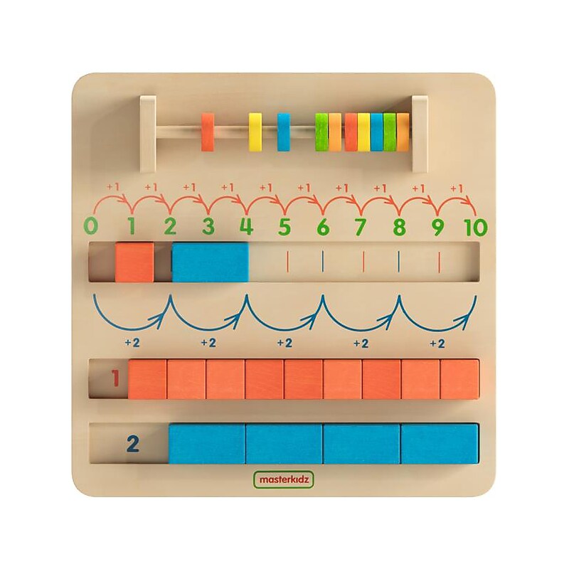 Flash Furniture Bright Beginnings Number Counting Learning Board (MK-MK08787-GG) image 1