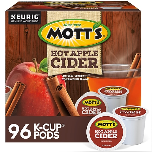 Mott's Hot Apple Cider Keurig® K-Cup® Pods, 96/Carton (386040CT