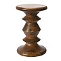 Storied Home Berns 12"Dia. Wooden Round End Table, Classic Walnut (EC0686)~#|#~AF54FDB4-4EB3-41A1-A6B760F04A0D8F5D_sc7