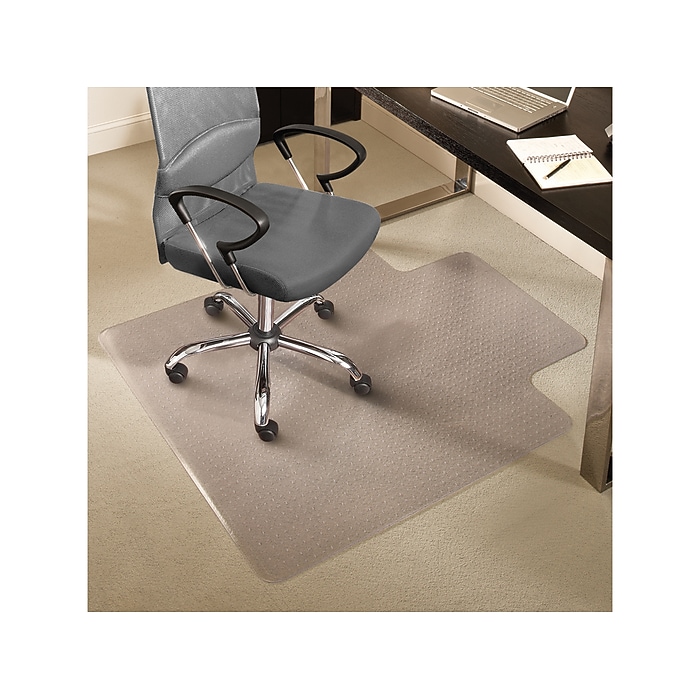 Staples Carpet Chair Mat with Lip, 45