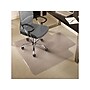 Staples Carpet Chair Mat with Lip, 45" x 53", Designed for Medium-Pile Carpet, Clear Vinyl (122233)~#|#~AF58E97D-E4F5-420E-A5FB4E7A5A67D1D7_sc7