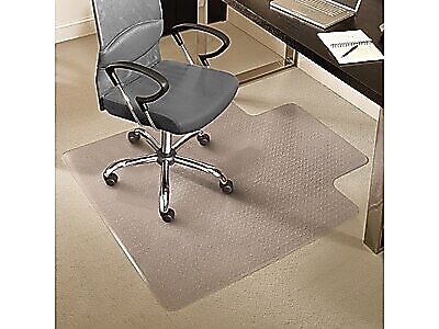 Staples Clear Vinyl Carpet Chair Mat with Lip, 45″ x 53″ Sansujyuku sansujyuku.com
