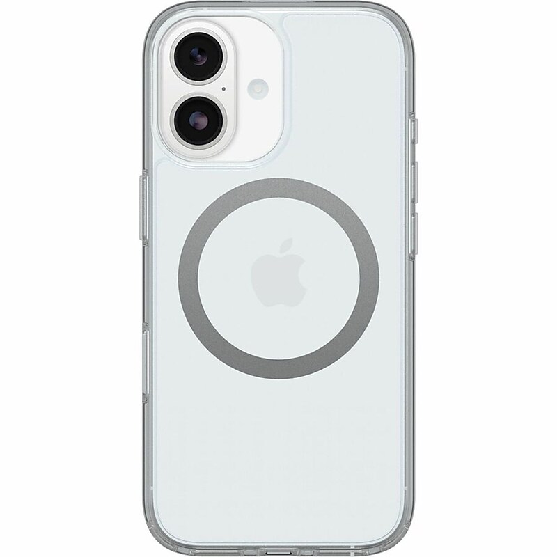 OtterBox Symmetry MagSafe Phone Case for Apple iPhone 17, Shock Absorbing, Clear (77-98780) image 1