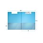 Davis Group Premium Polypropylene Clipboard, Letter Size, Turquoise Blue, 10/Pack (4511-52-10)~#|#~AF62B427-B33A-4D09-8655CF7DC69B2110_sc7
