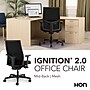 HON Ignition 2.0 Mesh/Fabric Computer and Desk Chair, Black (HONI2M2AMLC10TK)~#|#~AF651573-C080-4677-B0714070A2013E04_sc7