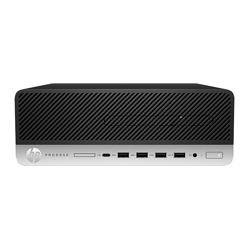 HP ProDesk 600 G5 SFF Refurbished Desktop Computer, Intel Core i7-9700 3.0GHz, 16GB RAM, 512GB SSD, Windows 11 Pro image 1