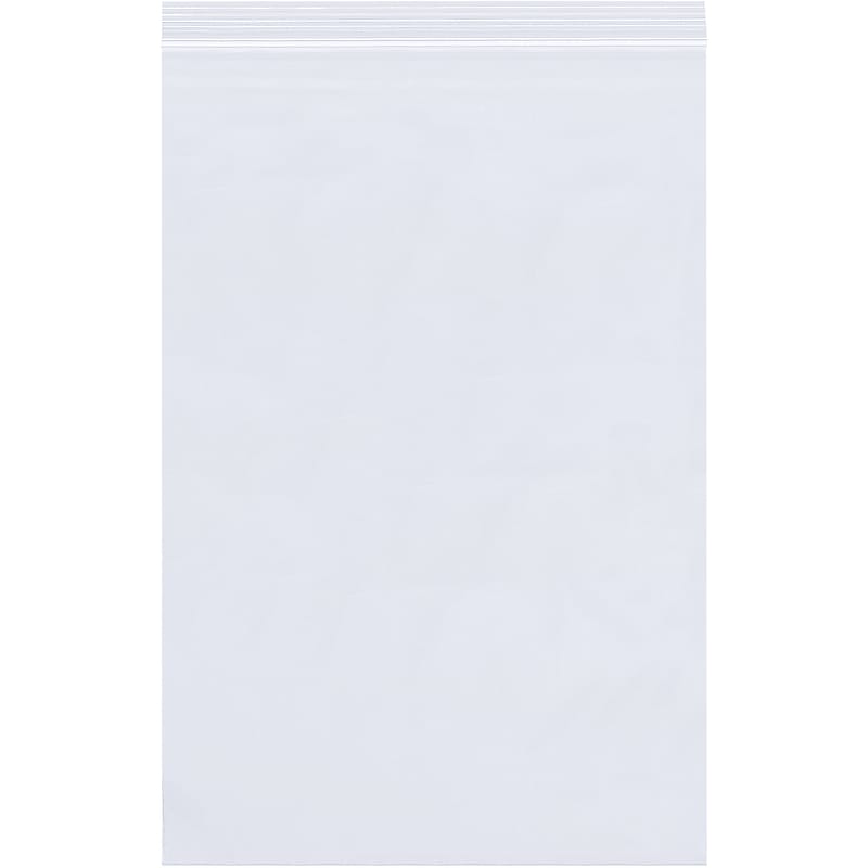 7" x 10" Reclosable Poly Bags, 2 Mil, Clear, 1000/Carton  (PB3632) image 1