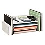 Mind Reader Metal Front Loading Letter Tray, White (4TSIDE2-WHT)~#|#~AF73B987-4E33-4DD7-9B26373062200B40_sc7