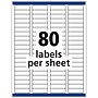 Avery Sure Feed Laser/Inkjet ID Labels, 1/2" x 1-3/4", White, 2,000 Labels/Pack (6467)~#|#~AF7B1E5C-A6BD-4933-9FF3F9D066F5FCDC_sc7