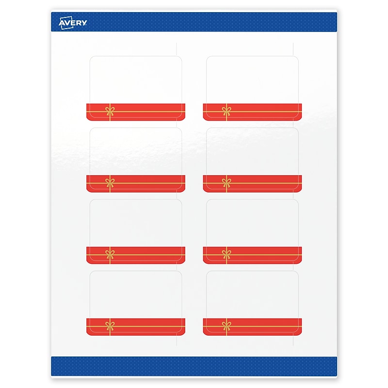 Avery Rectangle Multipurpose Labels, 2" x 3", White, 80/Pack (19479370559) image 1