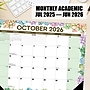 2026-2027 Willow Creek 22" x 17" Academic Monthly Desk Pad Calendar, Succulents (64726)~#|#~AF85F764-31AE-4662-9DA7D4891F9E9323_sc7
