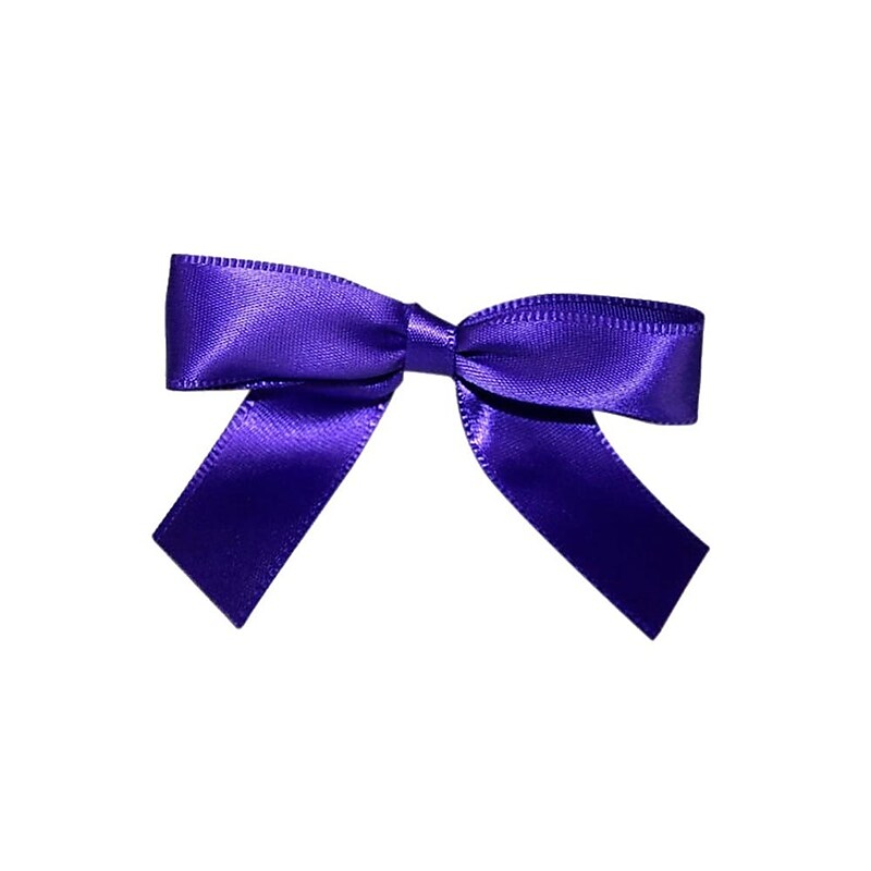 JAM Paper Satin Bows, Purple Haze, 100/Pack (52640349177) image 1