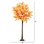 Nearly Natural 6' Pre-Lit Autumn Maple Artificial Fall Tree with 300 Warm White LED Lights (T4761)~#|#~AF8BD229-64E3-42A9-9B569F1795F47CCD_sc7