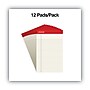 Universal, Colored Perforated Note Pads Narrow Rule 5 x 8 Ivory 50-Sheet Pack of 12 (AZRUNV35852)~#|#~AF95D40D-4A4E-4644-94B0F28EF345AB84_sc7