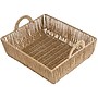 Simplify Natural Paper Rope Storage Basket with Handles, Beige (30126-ST)~#|#~AF97566C-616A-459F-AEF9487295828EE6_sc7