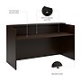 Bush Business Furniture Arrive 72"W Reception Desk with Shelf, Mocha Cherry (AVD172MRK)~#|#~AF9D40EB-823D-45C2-83982AC5E2760A33_sc7