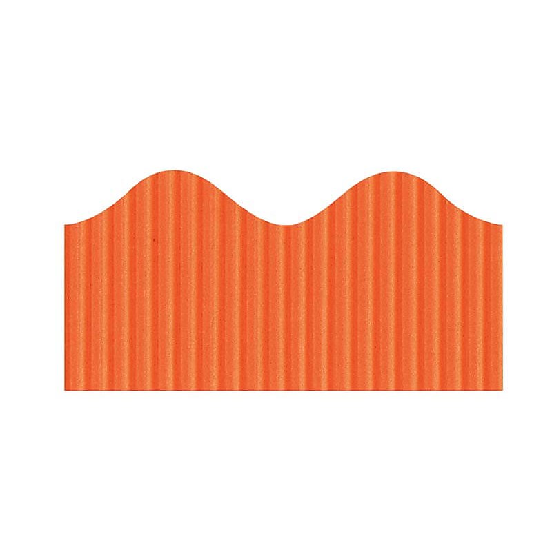 Pacon Scalloped Bordette Decorative Border, 2 1/4" x 50', Orange (P0037104) image 1
