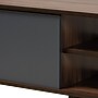 Baxton Studio Clapton TV Stand, Screens up to 78", Grey/Walnut Brown/Black (179-11225-HiT)~#|#~AFA4A6E3-5B64-4948-BF7B9837E2D4098E_sc7