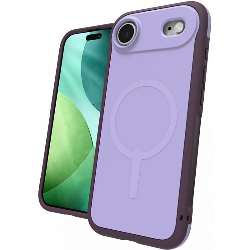 Zagg Sedona Snap MagSafe Phone Case for Apple iPhone 17 Air, Shock Absorbing Bumpers, Dusty Grape (702319085) image 1