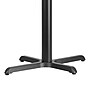 Flash Furniture 22" x 30" Cast Iron Restaurant Table X-Base With 3" Dia. Table Height Column, Black~#|#~AFAB3924-08DF-4041-ABFF00461611604D_sc7