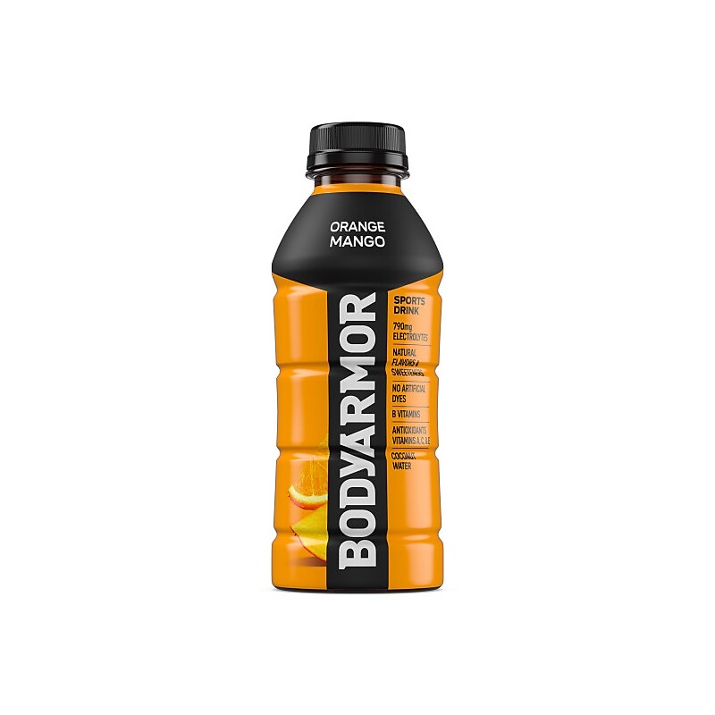 BodyArmor SuperDrink Orange Mango Sports Drink, 16 oz. Bottle, 12/Pack (100002-1.4) image 1