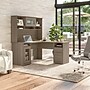 Bush Furniture Cabot 60"W L Shaped Computer Desk with Hutch and Storage, Ash Gray (CAB001AG)~#|#~AFB0DB67-22B1-4C01-89958D50198E6651_sc7