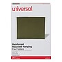 Universal Recycled Hanging File Folder, 1/3 Cut Tab, Letter Size, Standard Green, 25/Box (UNV24113)~#|#~AFB1F1C9-AB33-4C10-84E96A02843FBEDA_sc7