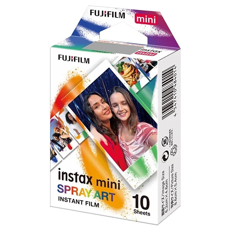 FUJIFILM INSTAX MINI Instant Film for Instax Mini Cameras, Spray Art, 10/Pack (FDC16779809) image 1