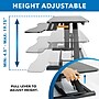 Mount-It! 36"W Manual Adjustable Standing Desk Converter, Black (MI-8050)~#|#~AFB8A154-74FA-4638-98D3932F47272984_sc7