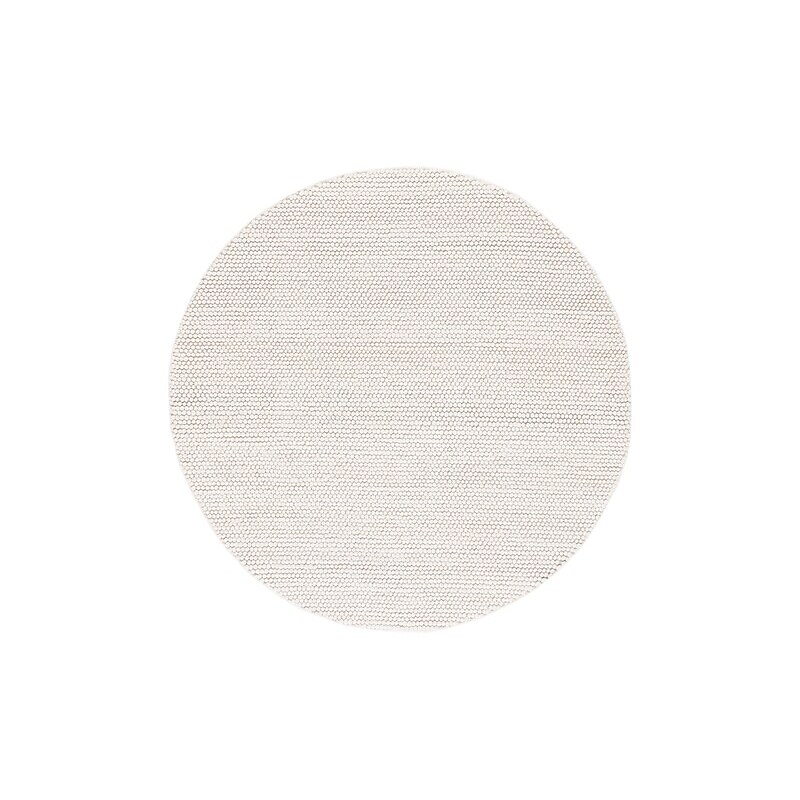 Safavieh Natura Collection 6' Round Indoor Area Rug, Handmade, Wool, Ivory (NAT620A-6R) image 1